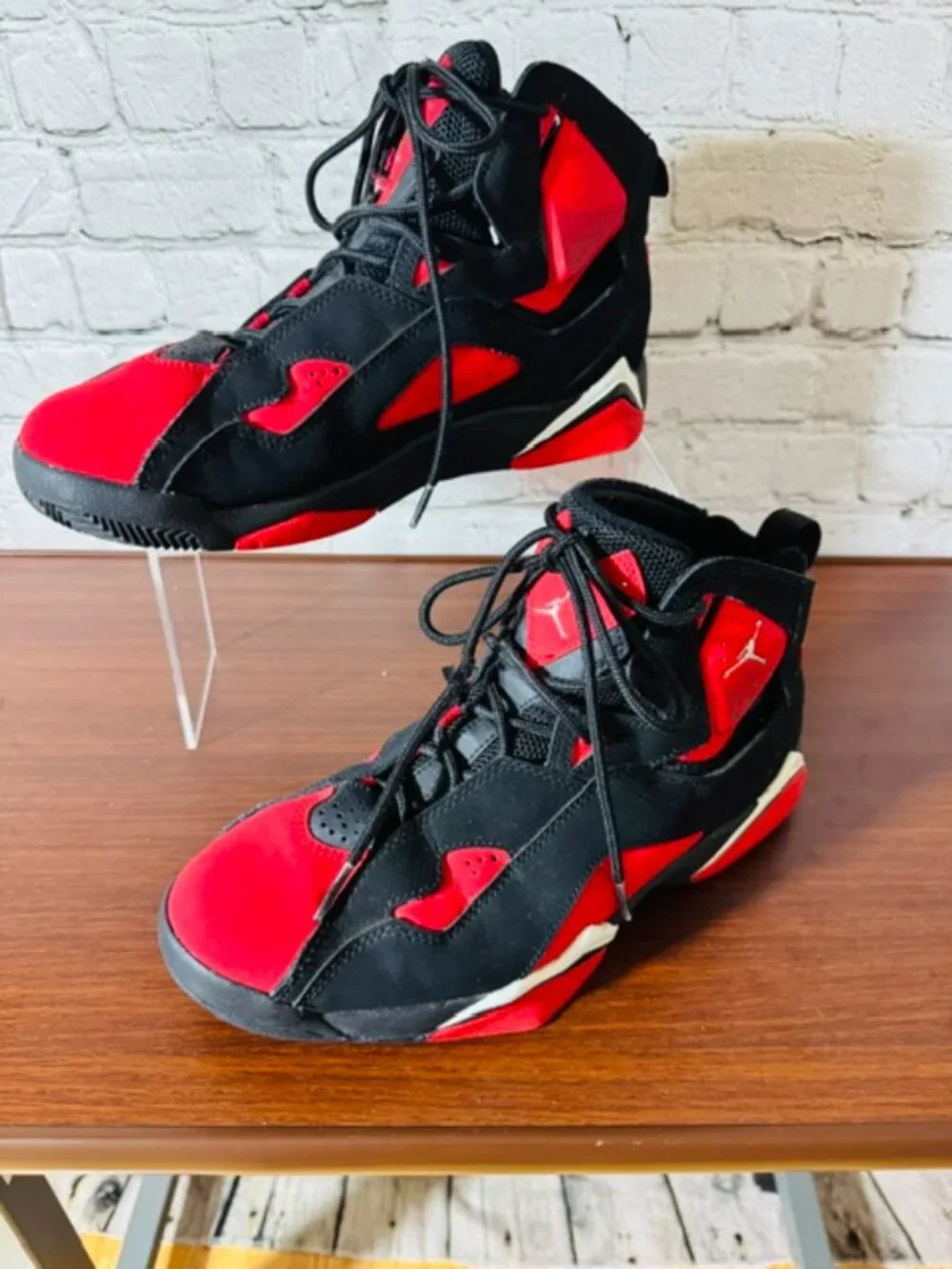 Nike Air Jordan True Flight  Black Red Men's Size 8.5 VGUC Clean CU4933-001
